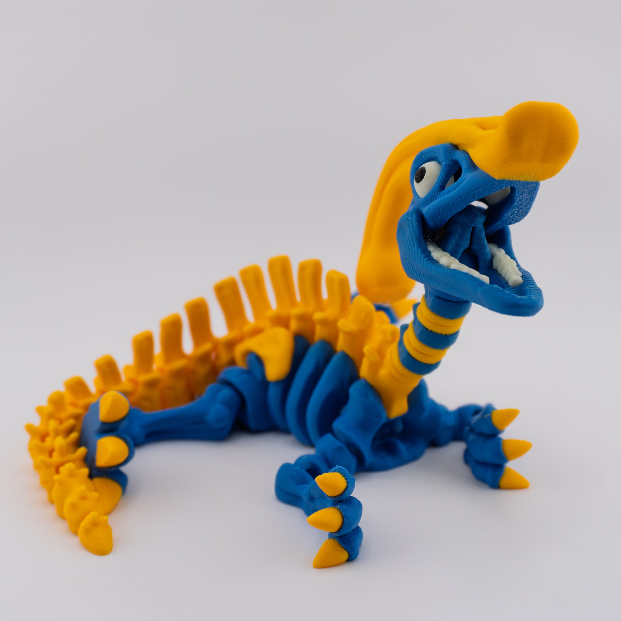 Flexi Parasaurolophus Skeleton – Articulated Dino Figure | About 6.25" Tall