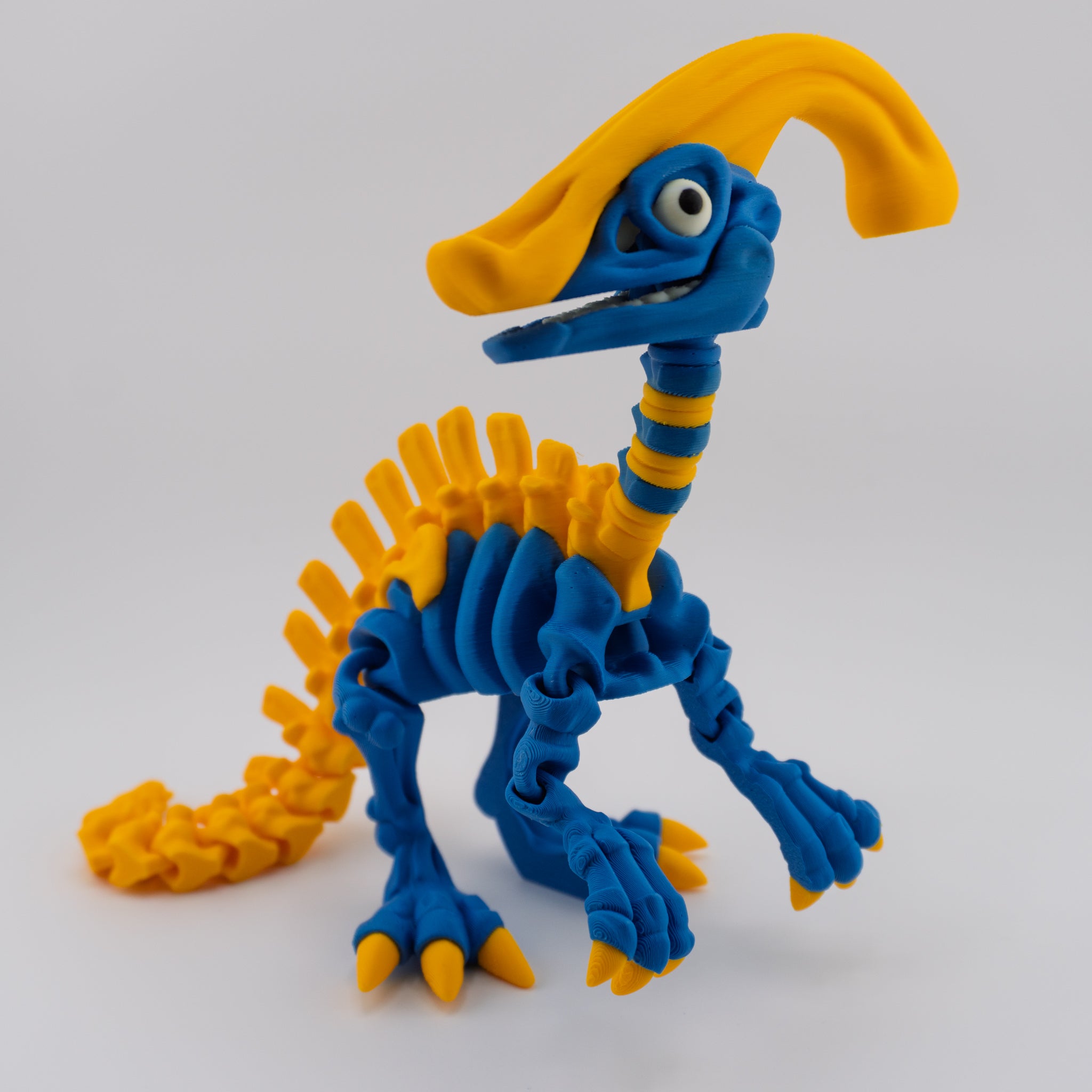 Flexi Parasaurolophus Skeleton – Articulated Dino Figure | About 6.25" Tall