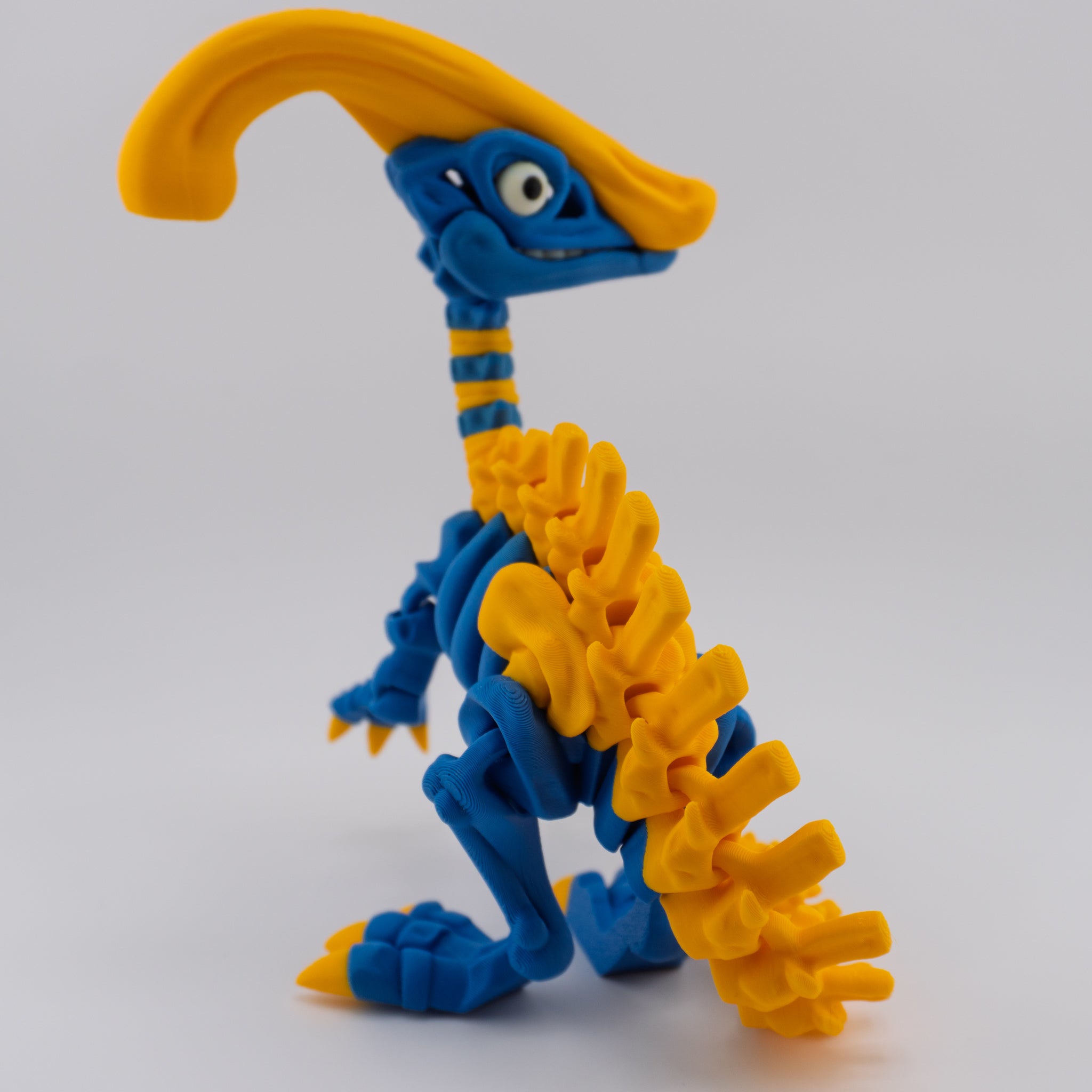 Flexi Parasaurolophus Skeleton – Articulated Dino Figure | About 6.25" Tall