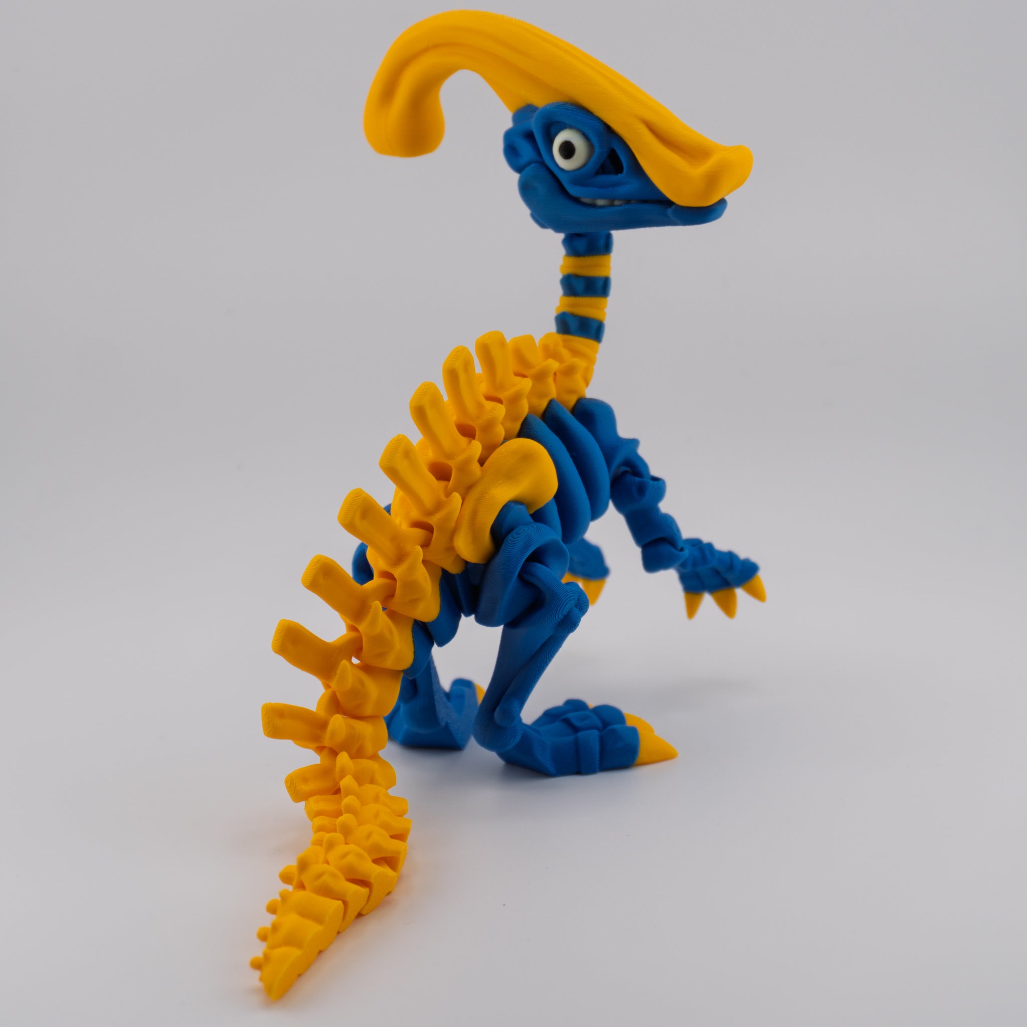 Flexi Parasaurolophus Skeleton – Articulated Dino Figure | About 6.25" Tall