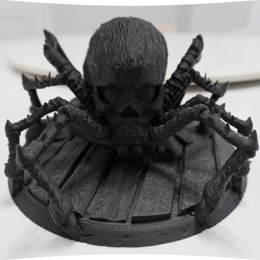 Skull Spider Diorama | Horror Display Statue