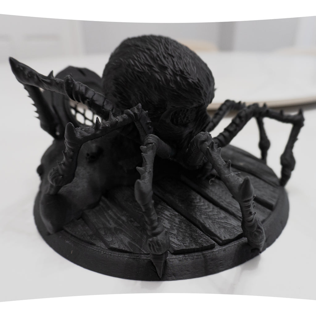 Skull Spider Diorama | Horror Display Statue