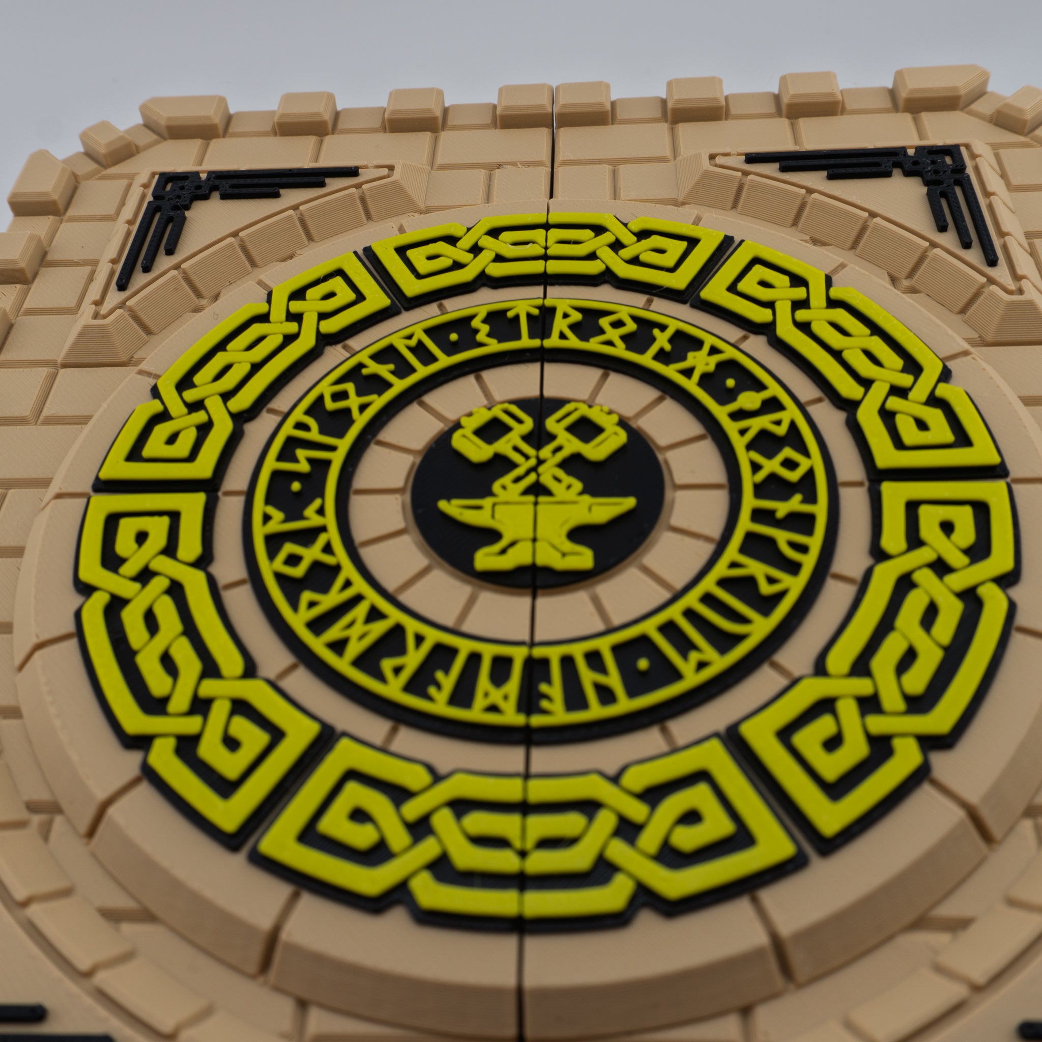 Dwarven Superior Tracking Chest – Ultimate 3D Printed DND Stat Keeper and Dice Box – 7 Inch