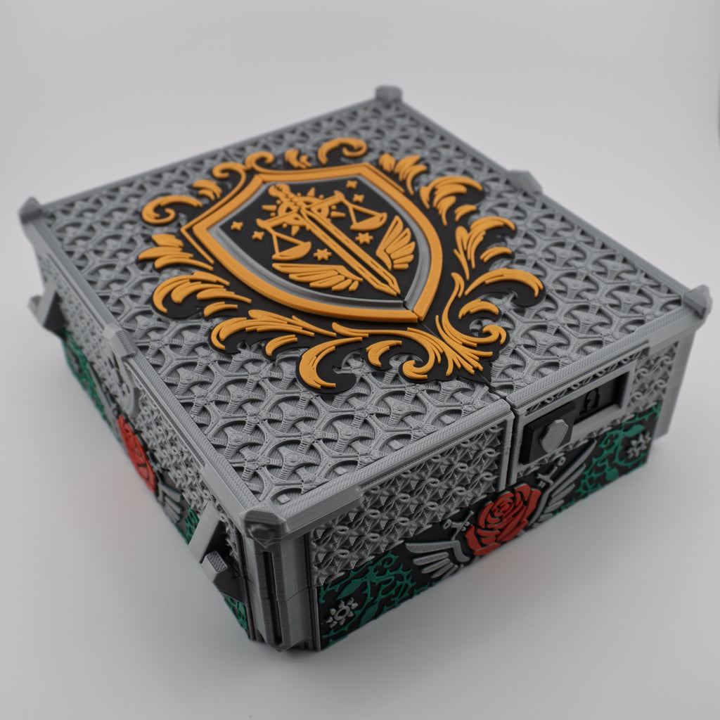 Superior Tracking Chest – Ultimate 3D Printed DND Stat Keeper and Dice Box