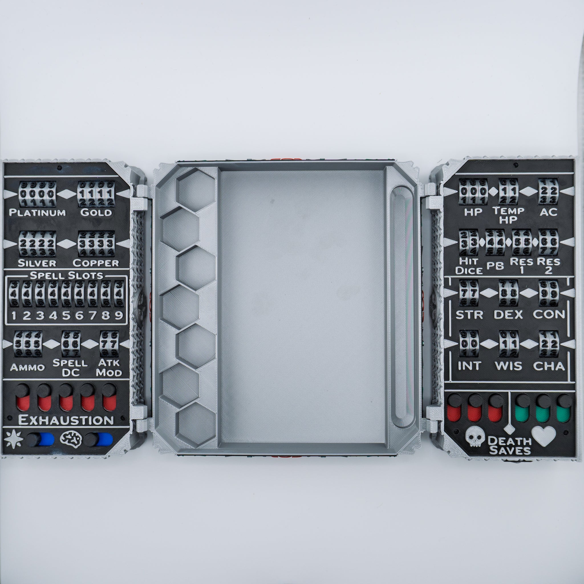 Superior Tracking Chest – Ultimate 3D Printed DND Stat Keeper and Dice Box