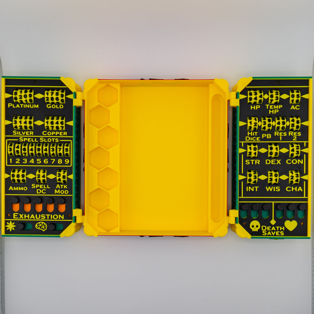 Superior Tracking Chest – Ultimate 3D Printed DND Stat Keeper and Dice Box