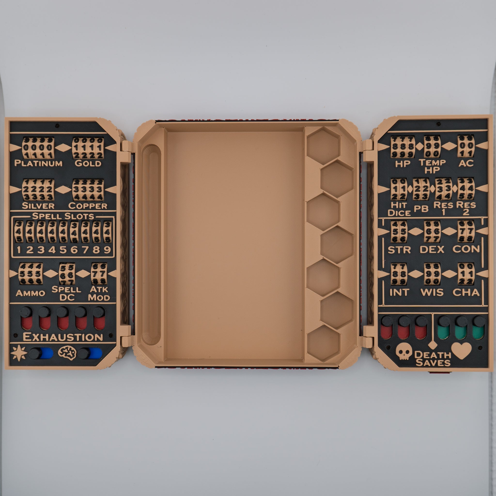Superior Tracking Chest – Ultimate 3D Printed DND Stat Keeper and Dice Box