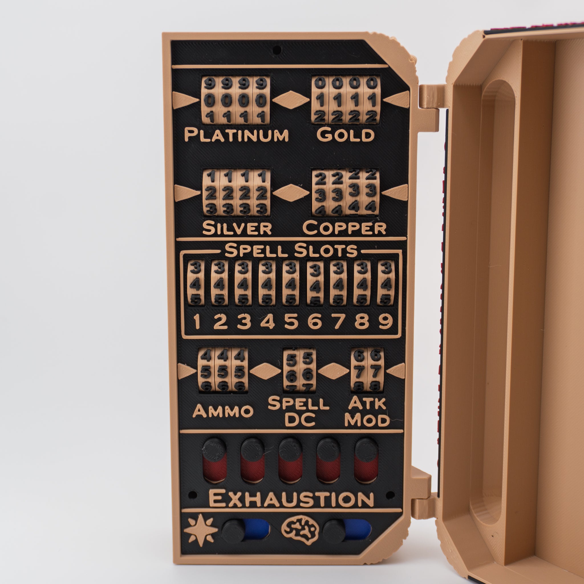 Superior Tracking Chest – Ultimate 3D Printed DND Stat Keeper and Dice Box