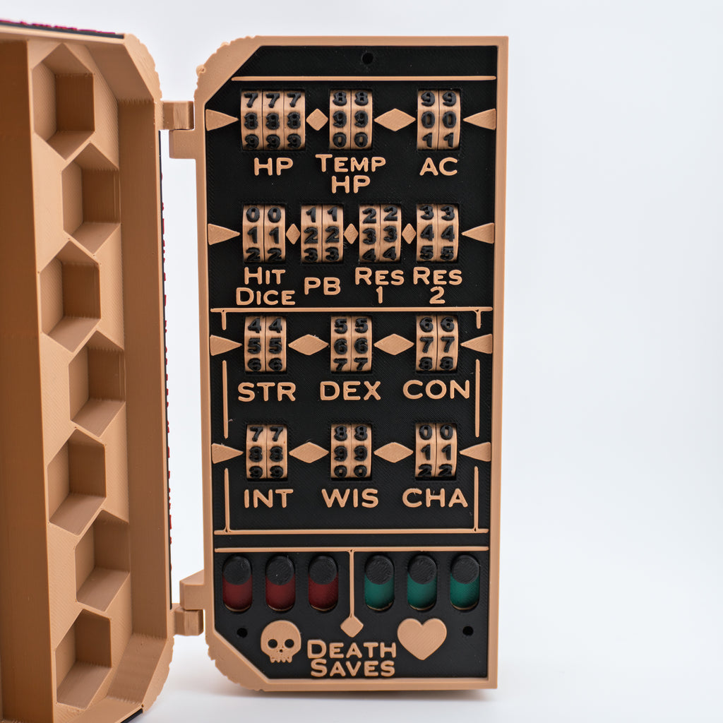 Superior Tracking Chest – Ultimate 3D Printed DND Stat Keeper and Dice Box