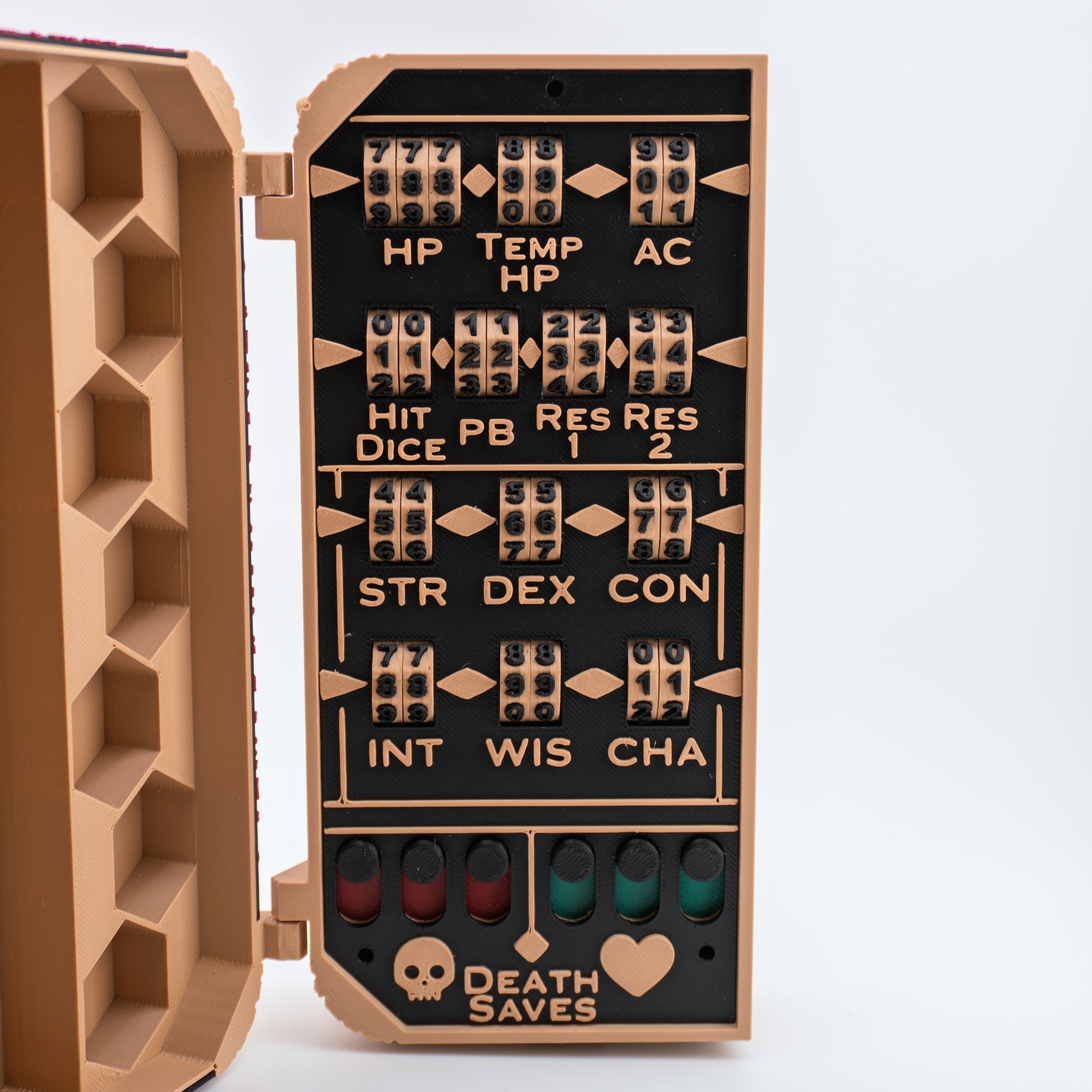 Superior Tracking Chest – Ultimate 3D Printed DND Stat Keeper and Dice Box