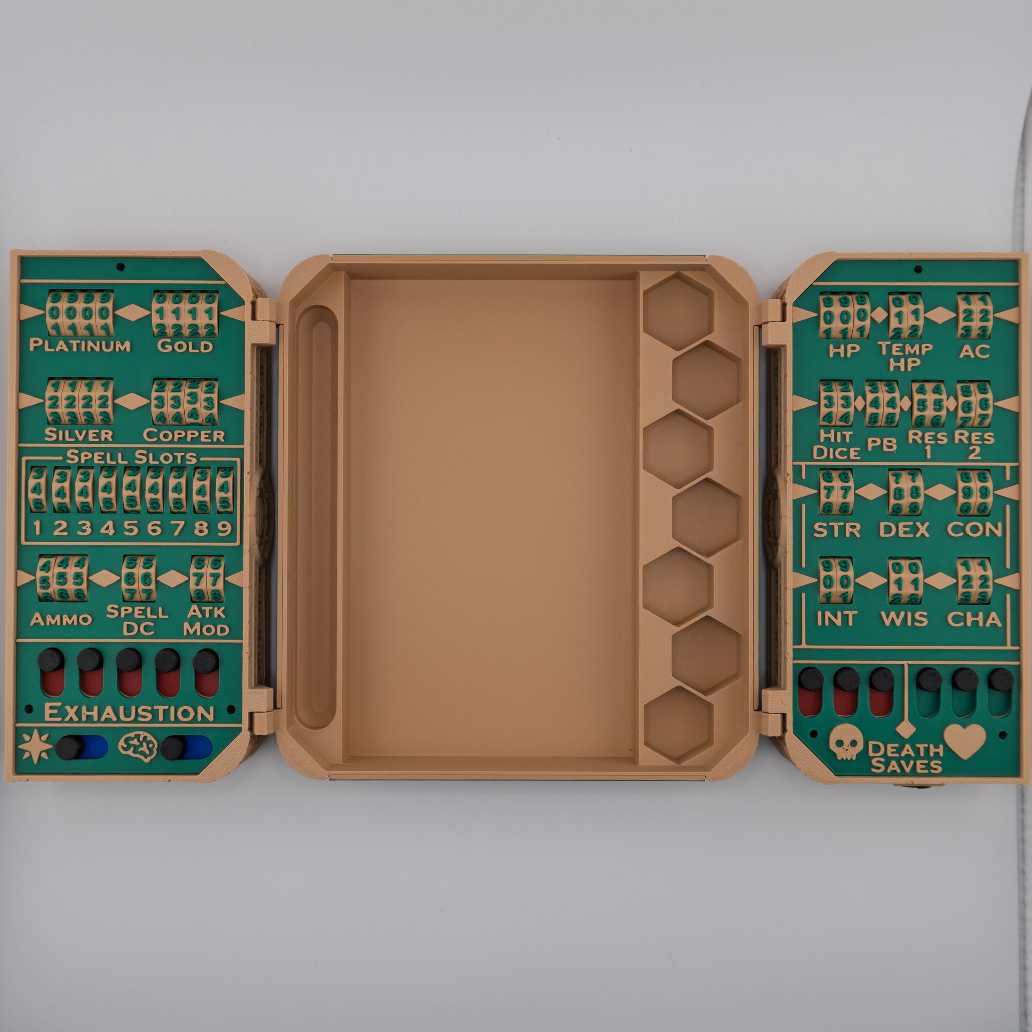 Superior Tracking Chest – Ultimate 3D Printed DND Stat Keeper and Dice Box