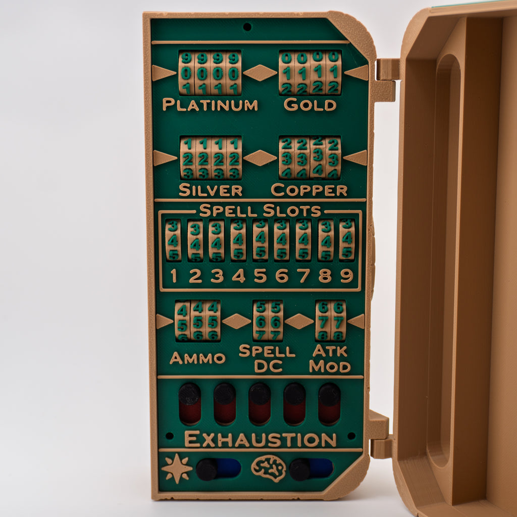 Superior Tracking Chest – Ultimate 3D Printed DND Stat Keeper and Dice Box