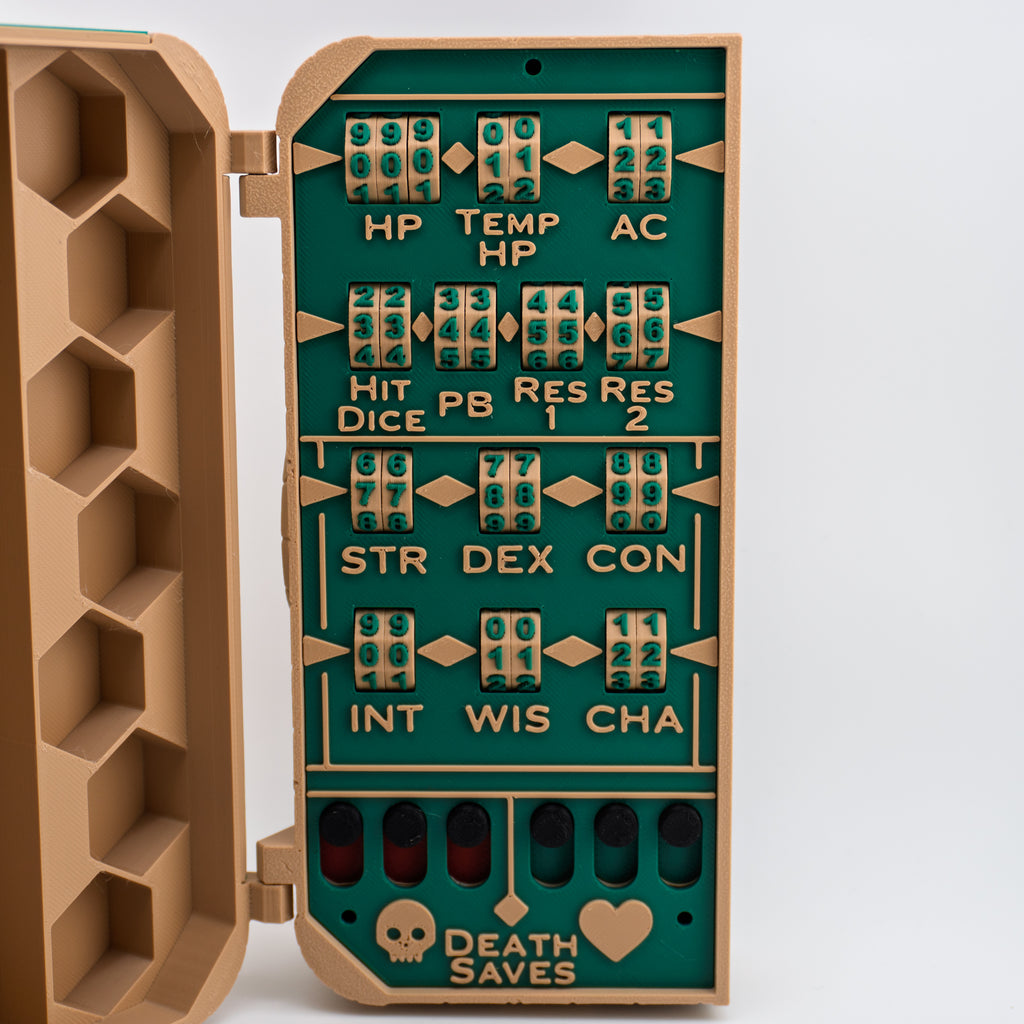 Superior Tracking Chest – Ultimate 3D Printed DND Stat Keeper and Dice Box