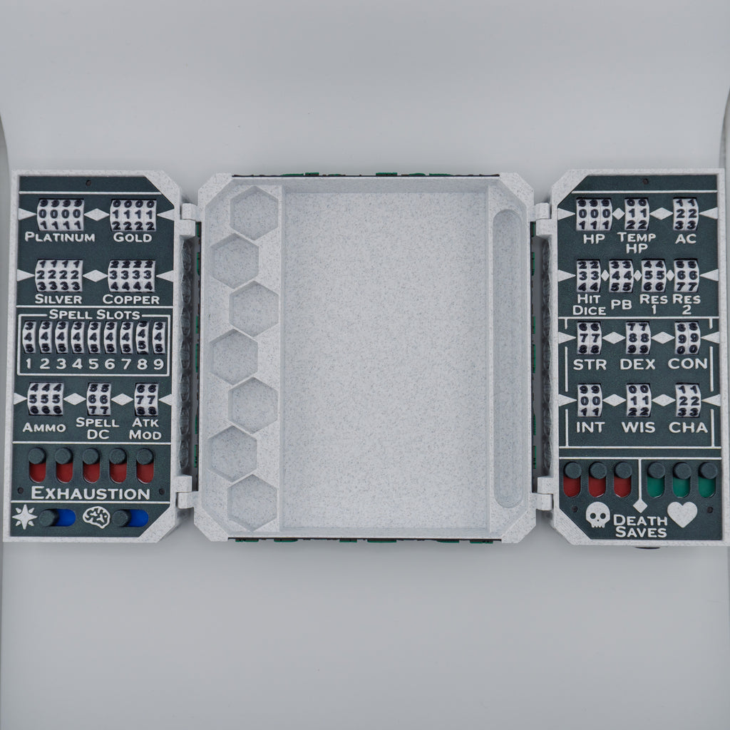 Superior Tracking Chest – Ultimate 3D Printed DND Stat Keeper and Dice Box