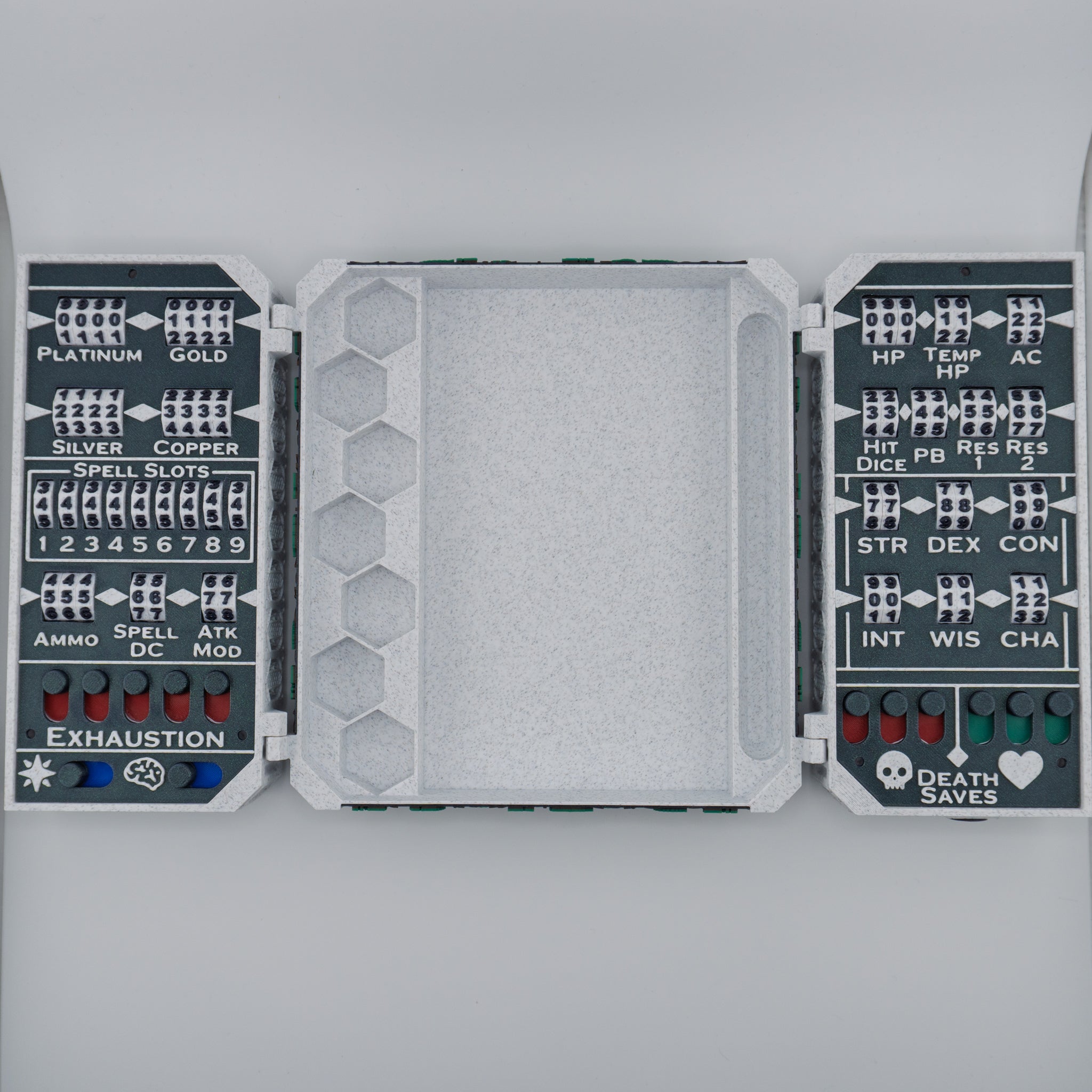Superior Tracking Chest – Ultimate 3D Printed DND Stat Keeper and Dice Box