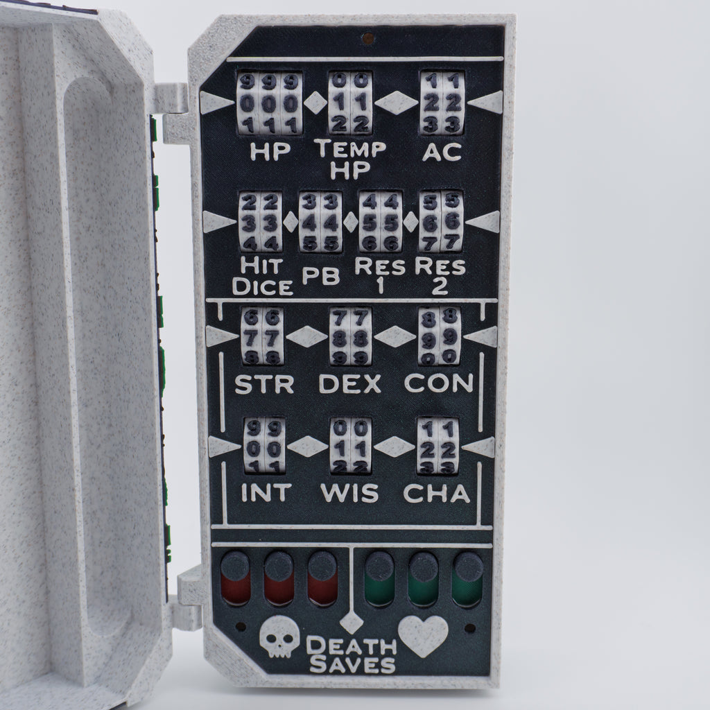 Superior Tracking Chest – Ultimate 3D Printed DND Stat Keeper and Dice Box