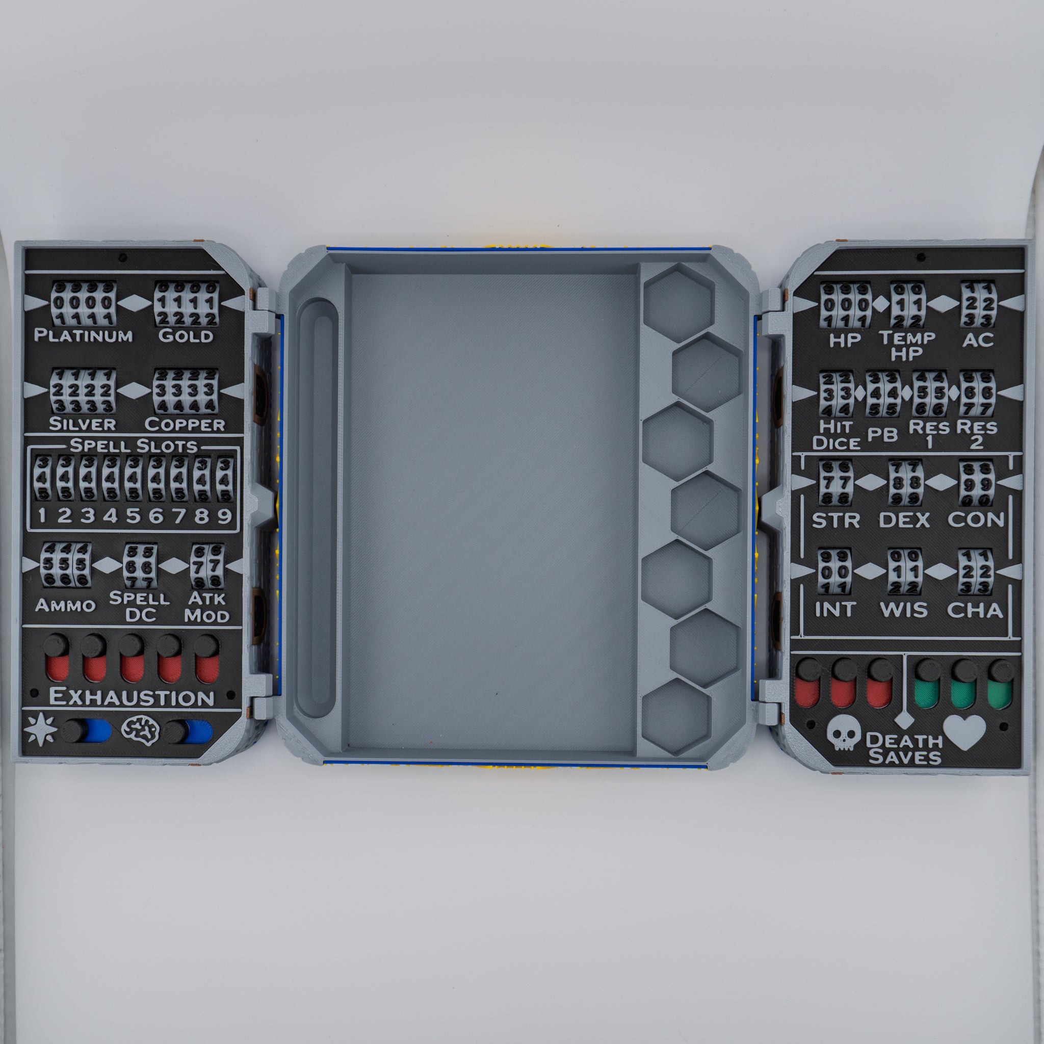 Superior Tracking Chest – Ultimate 3D Printed DND Stat Keeper and Dice Box