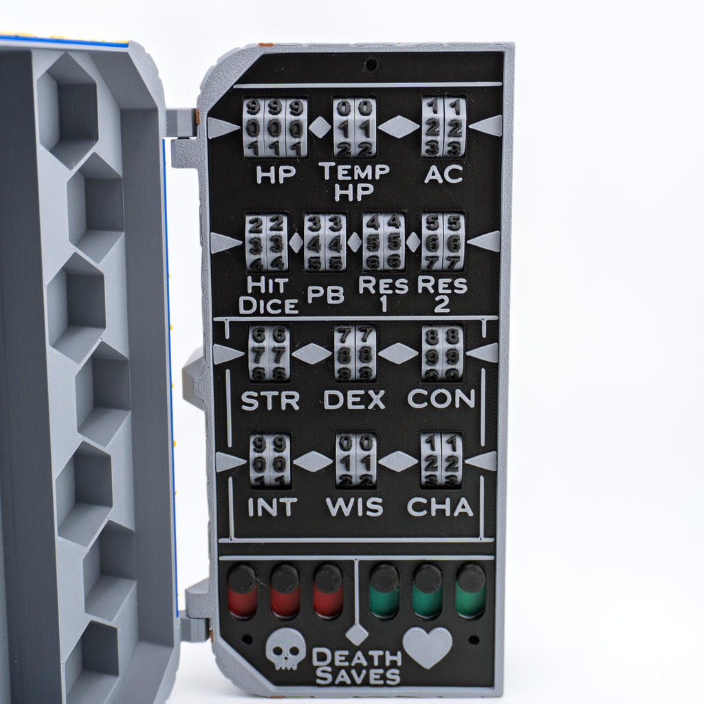 Superior Tracking Chest – Ultimate 3D Printed DND Stat Keeper and Dice Box