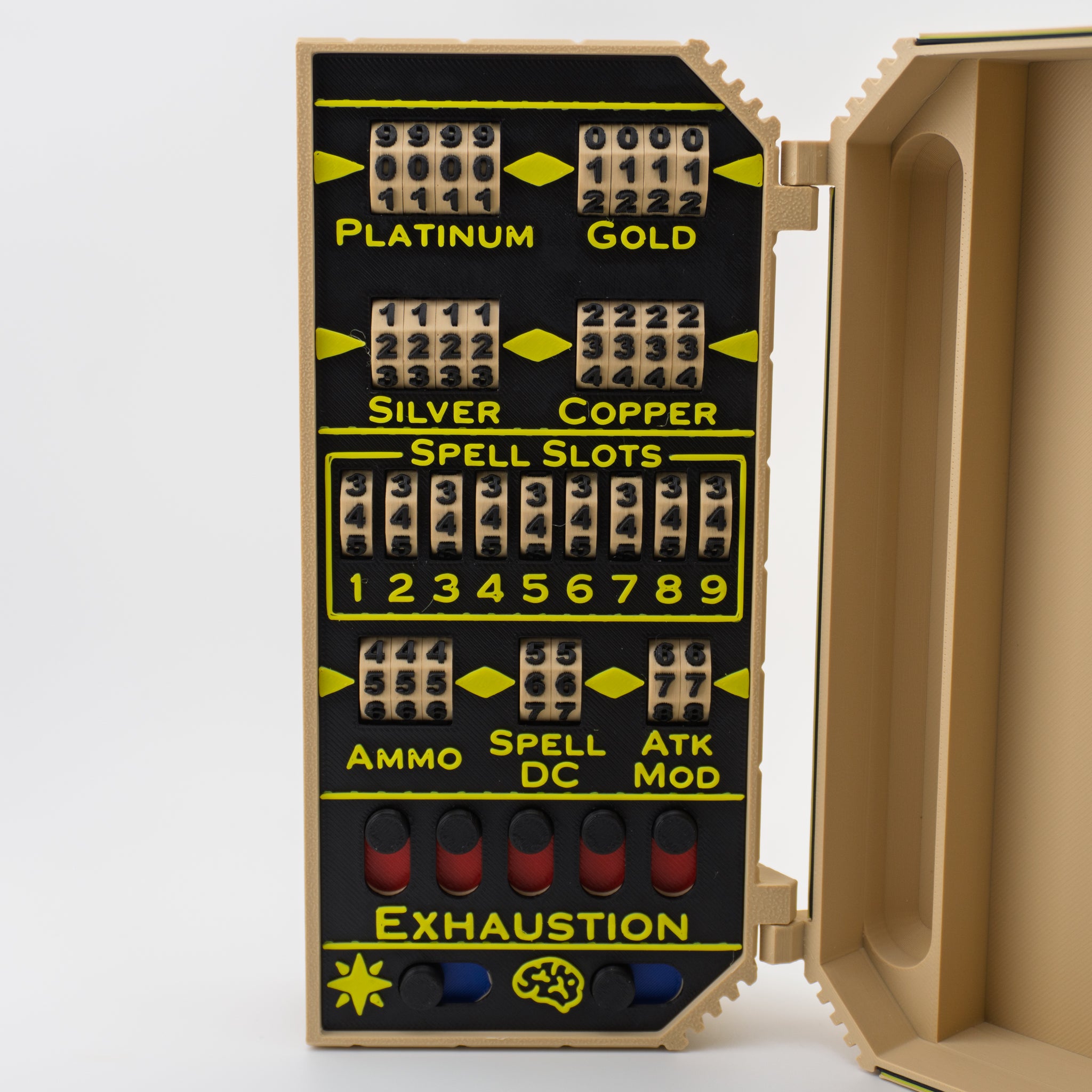 Superior Tracking Chest – Ultimate 3D Printed DND Stat Keeper and Dice Box