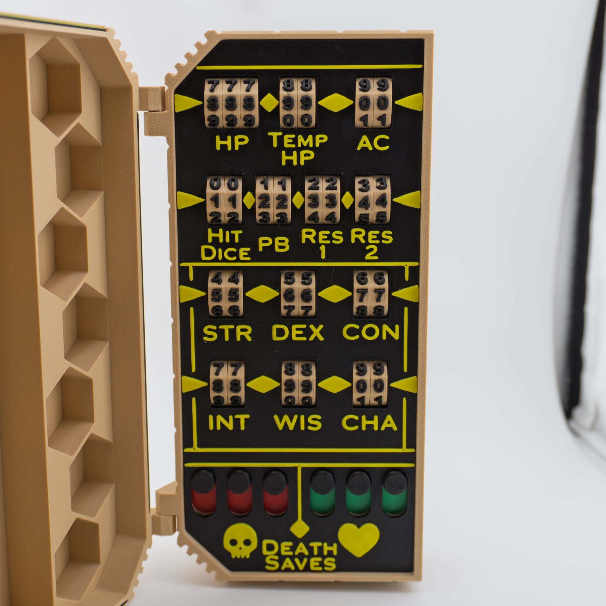 Superior Tracking Chest – Ultimate 3D Printed DND Stat Keeper and Dice Box
