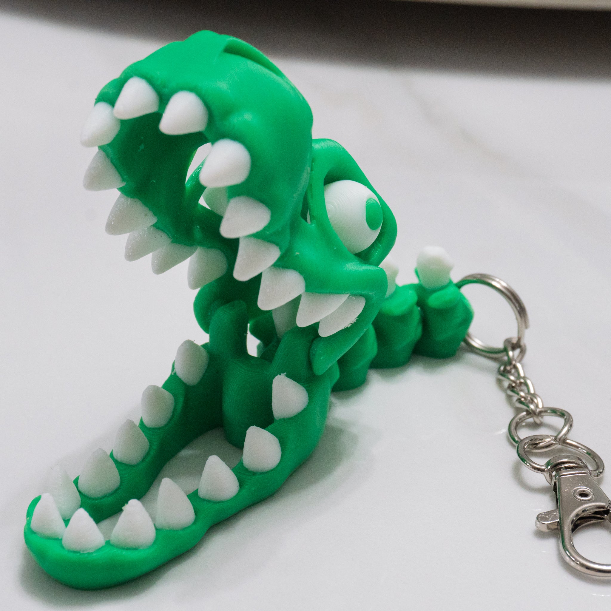 T-Rex Keychain | Articulated Dino Fidget Keychain