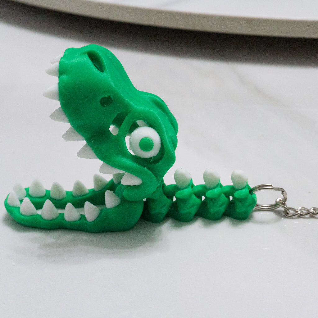 T-Rex Keychain | Articulated Dino Fidget Keychain