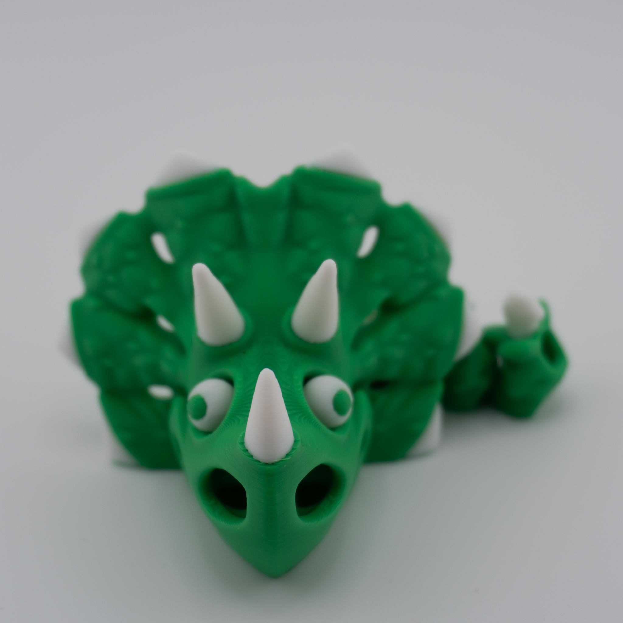 Triceratops Keychain | Articulated Dino Fidget Keychain