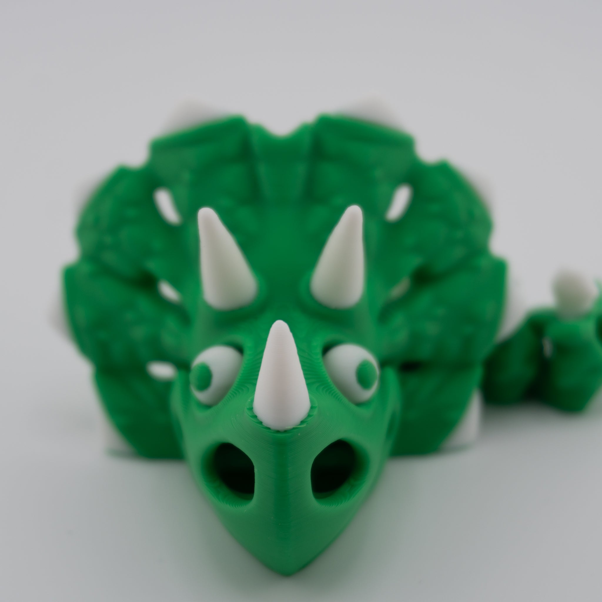 Triceratops Keychain | Articulated Dino Fidget Keychain