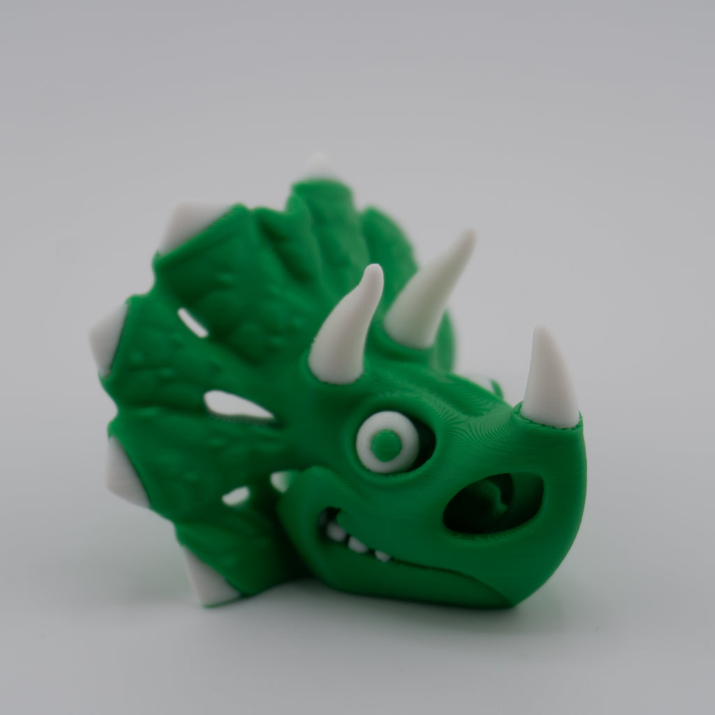Triceratops Keychain | Articulated Dino Fidget Keychain