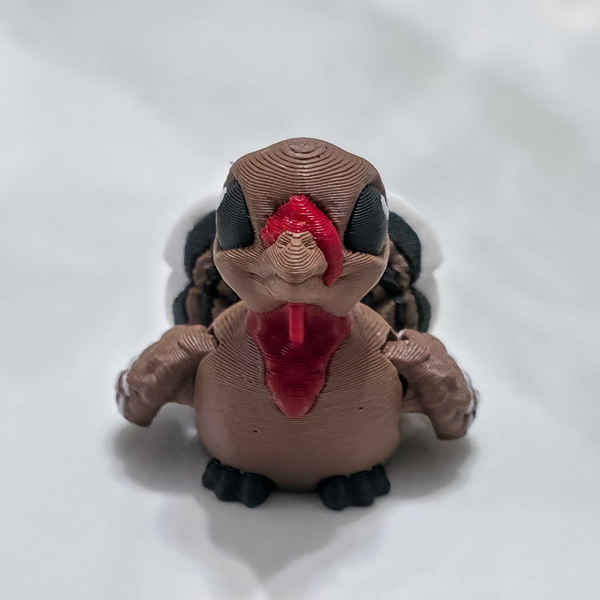 Turkey Hatchling | Articulated Baby Turkey Figure | 3D Printed Collectible