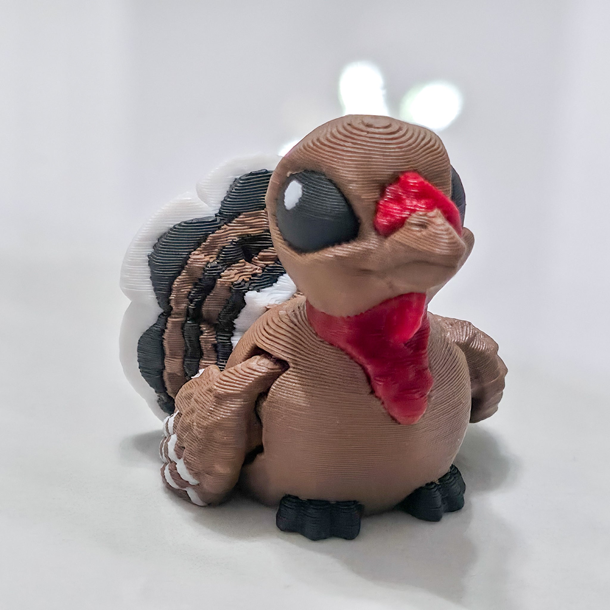 Turkey Hatchling | Articulated Baby Turkey Figure | 3D Printed Collectible
