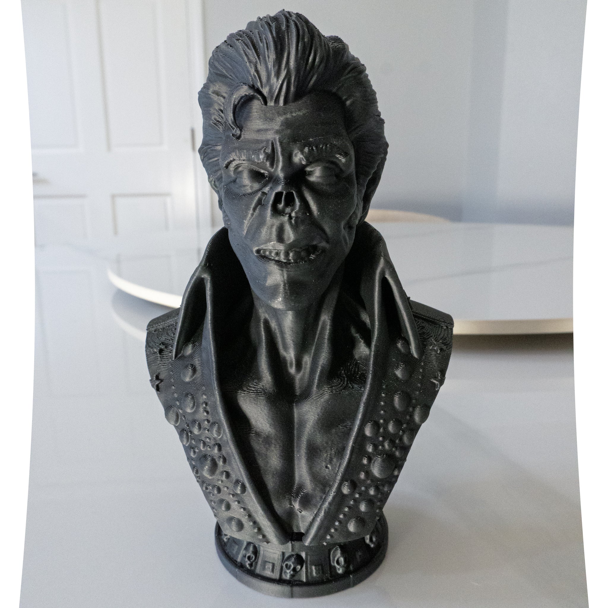 Zombie Elvis Bust | Undead Rock ‘n’ Roll Statue