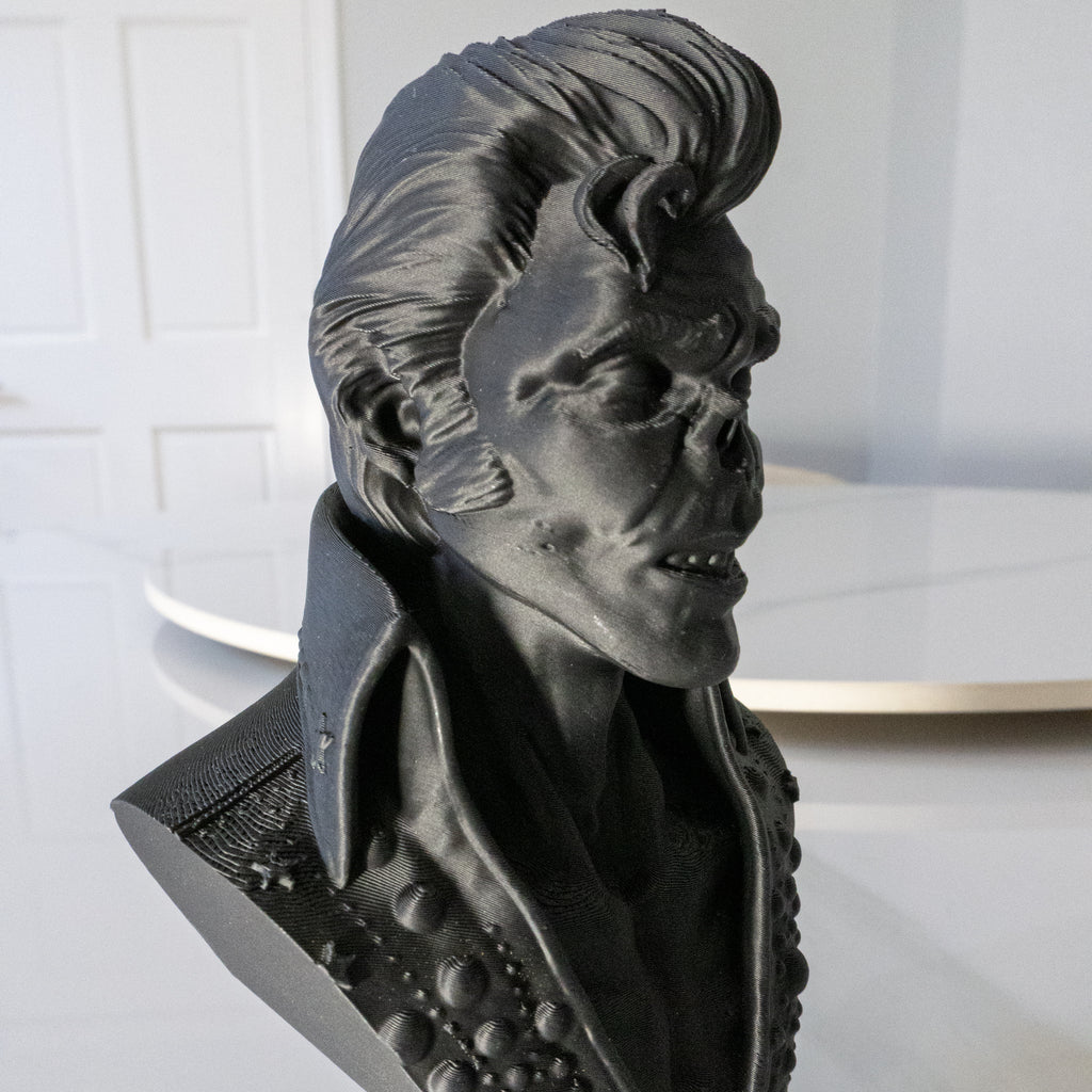 Zombie Elvis Bust | Undead Rock ‘n’ Roll Statue