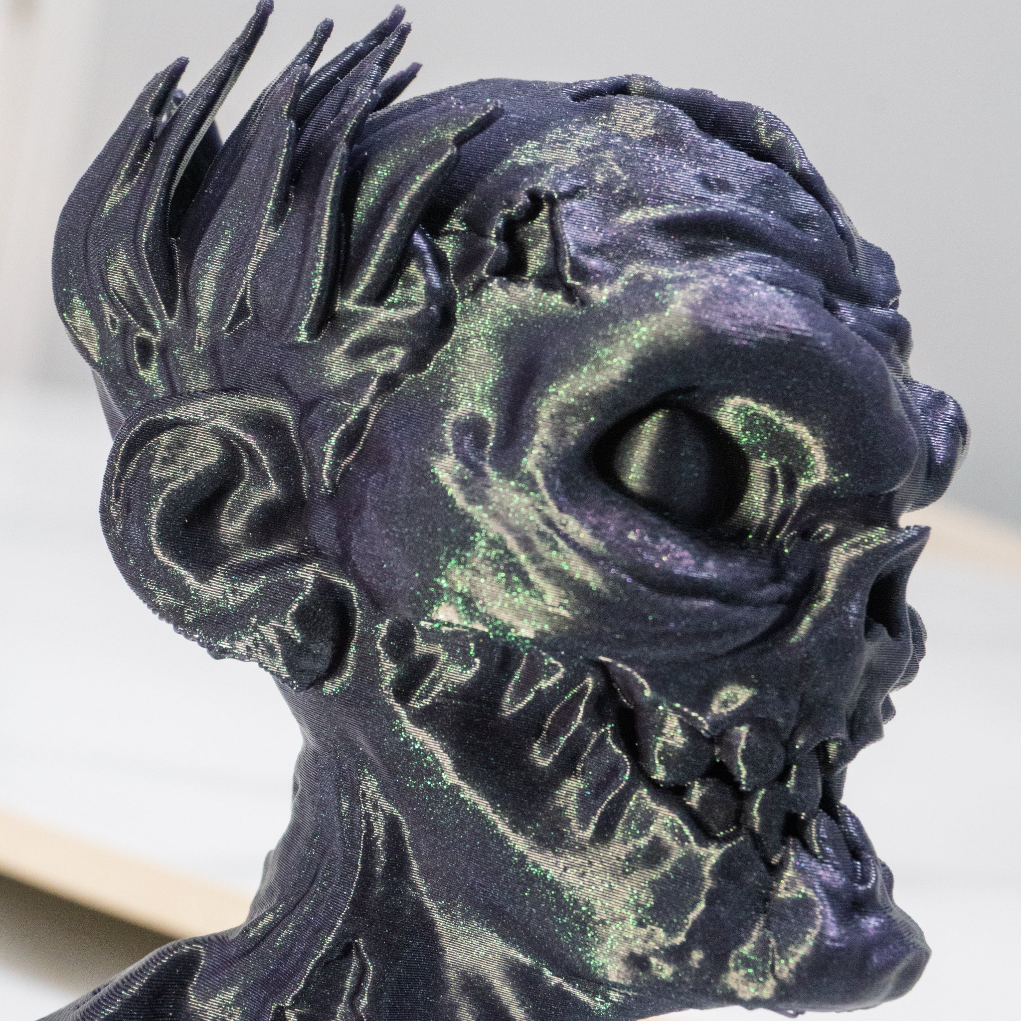 Zombie Emperor Bust | Undead Display Statue