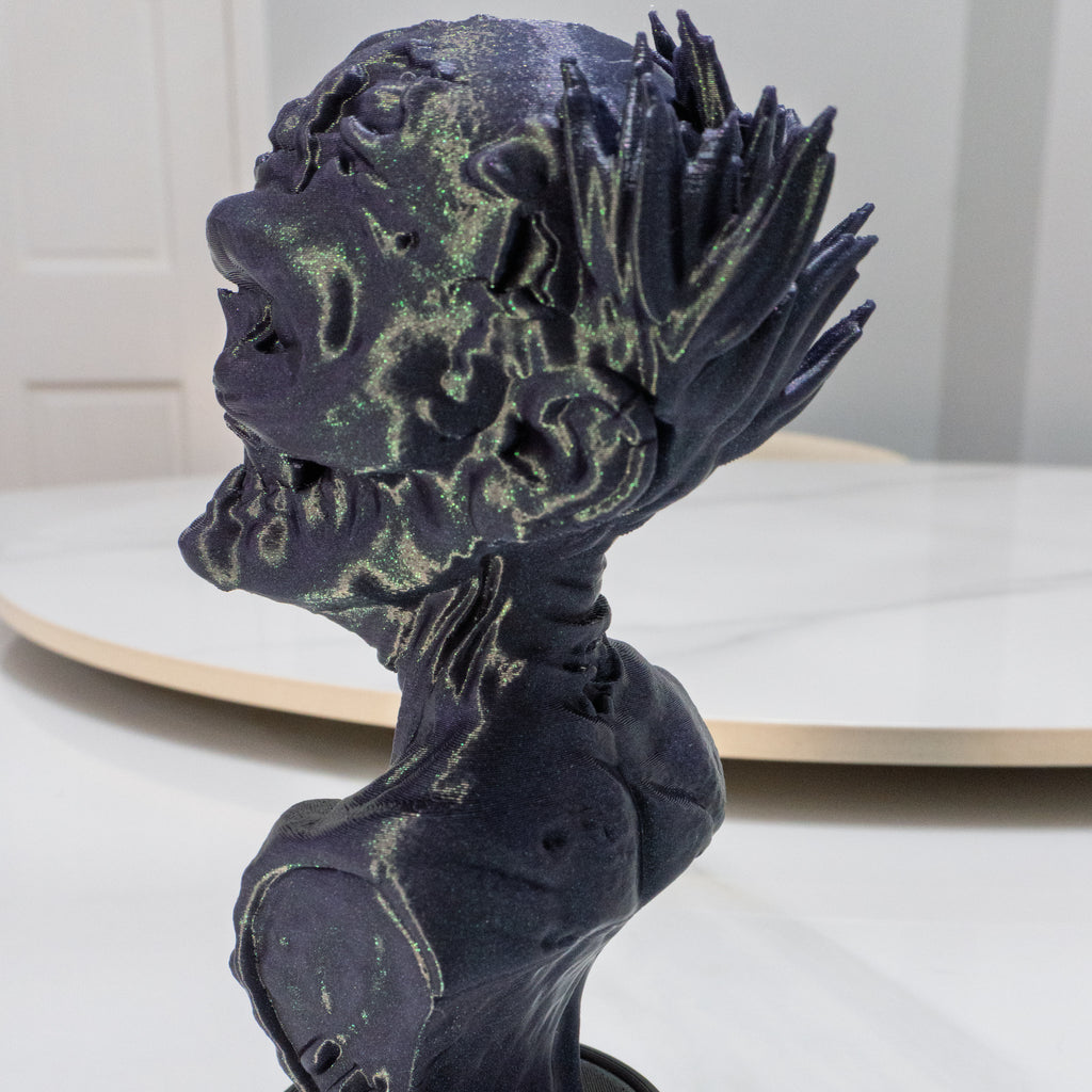Zombie Emperor Bust | Undead Display Statue