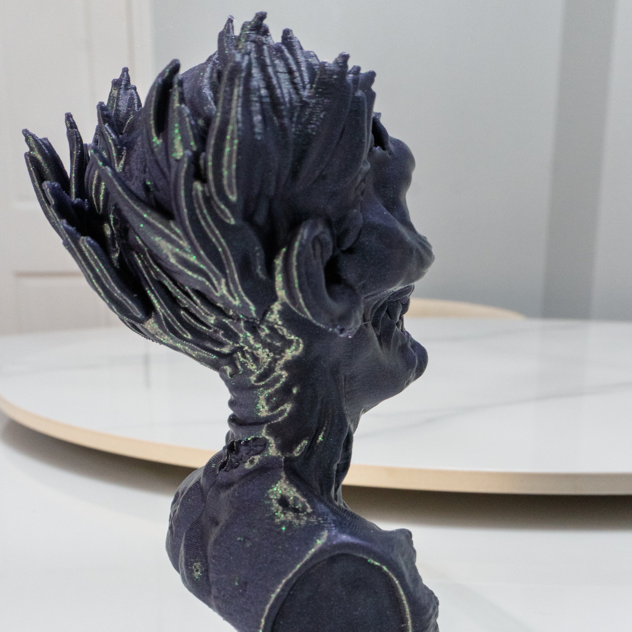 Zombie Emperor Bust | Undead Display Statue