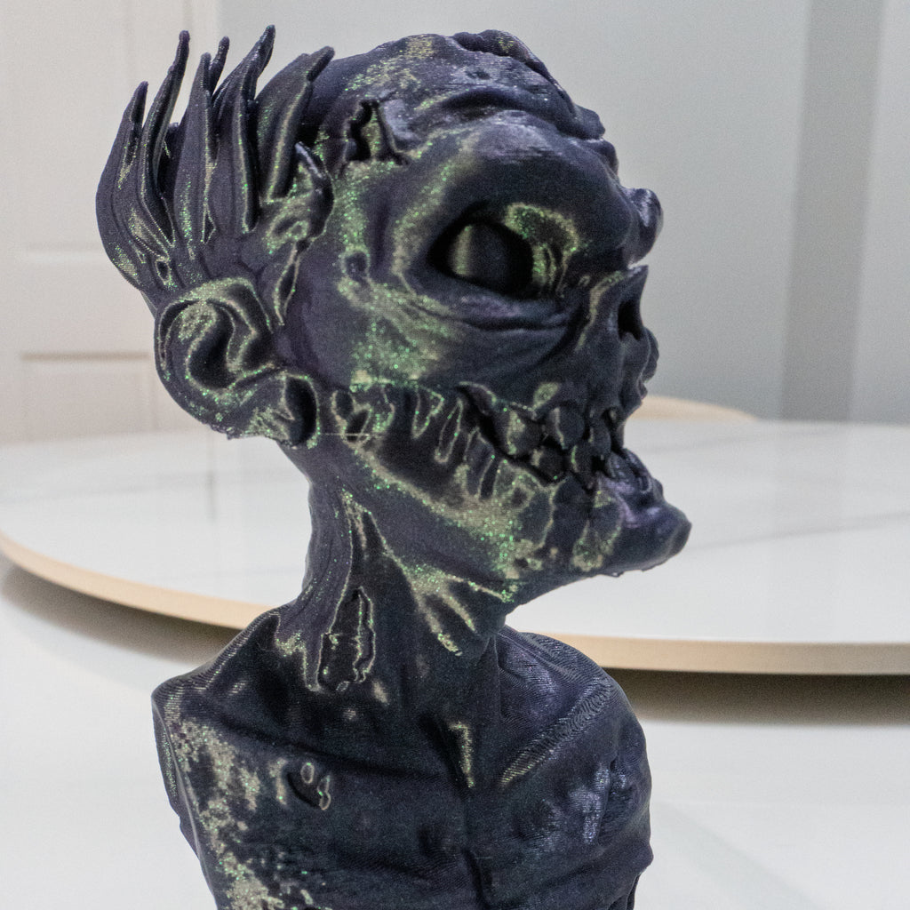 Zombie Emperor Bust | Undead Display Statue