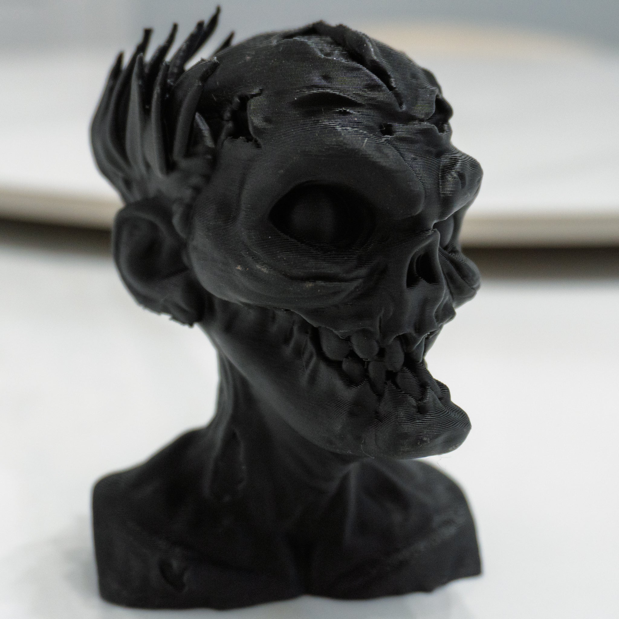 Zombie Emperor Bust | Undead Display Statue